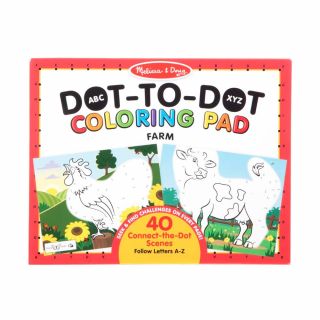 Melissa & Doug - ABC Dot-to-Dot Colouring Pad - Farm - 30260