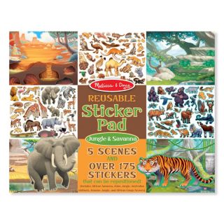Melissa & Doug - Reusable Sticker Pad - Jungle & Savanna - 30502