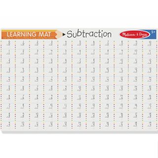 Melissa & Doug - Subtraction Write-A-Mat - 5032