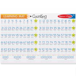 Melissa & Doug - Counting to 100 Write-A-Mat - 5037