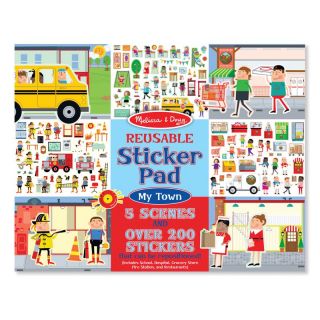 Melissa & Doug - Reusable Sticker Pad - My Town - 9114