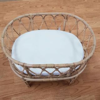 Poppie Toys - Fitted Sheet for Crib in White