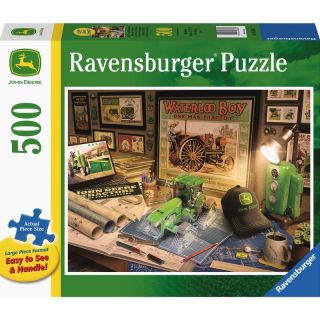 Ravensburger Puzzle - John Deere Work Desk - 500pc Large Format