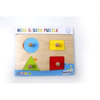 BELEDUC - Knob Puzzle - Wild Animal Shap