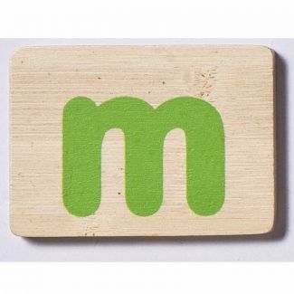 EverEarth Bamboo Name Train Letter Tablet - M