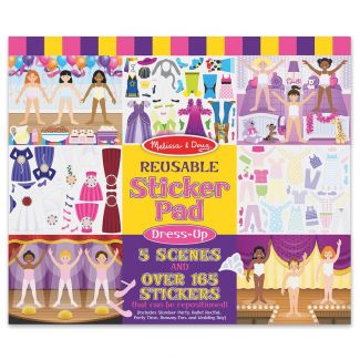 Melissa & Doug - Reusable Sticker Pad - Dress-Up - 4198