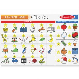 Melissa & Doug - Phonics Write-A-Mat - 5030