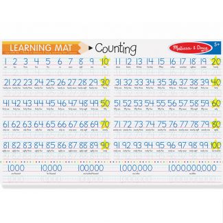 Melissa & Doug - Counting to 100 Write-A-Mat - 5037