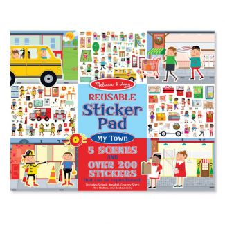 Melissa & Doug - Reusable Sticker Pad - My Town - 9114