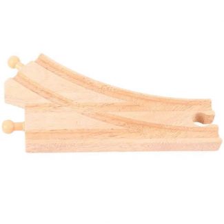 Bigjigs - Rail Curved Points M/M/F