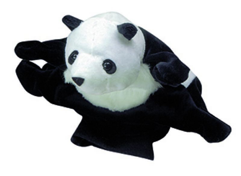 Panda deals hand puppet