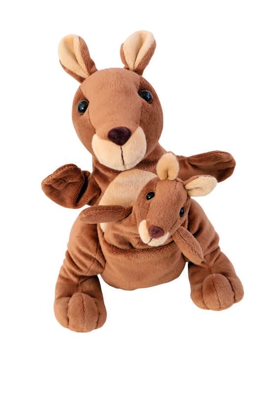Kangaroo shop hand puppet