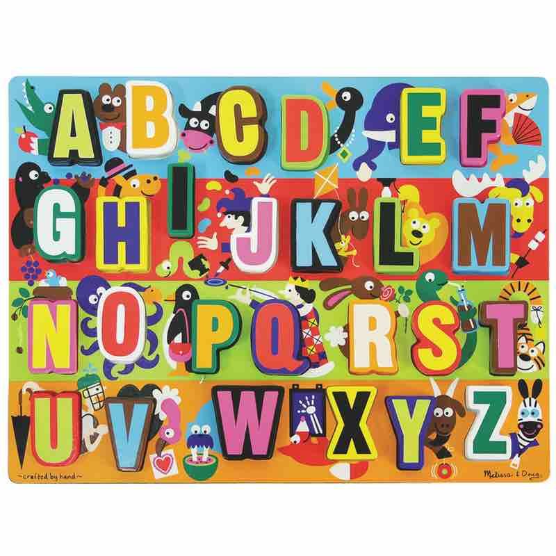 Melissa doug letter puzzle sales