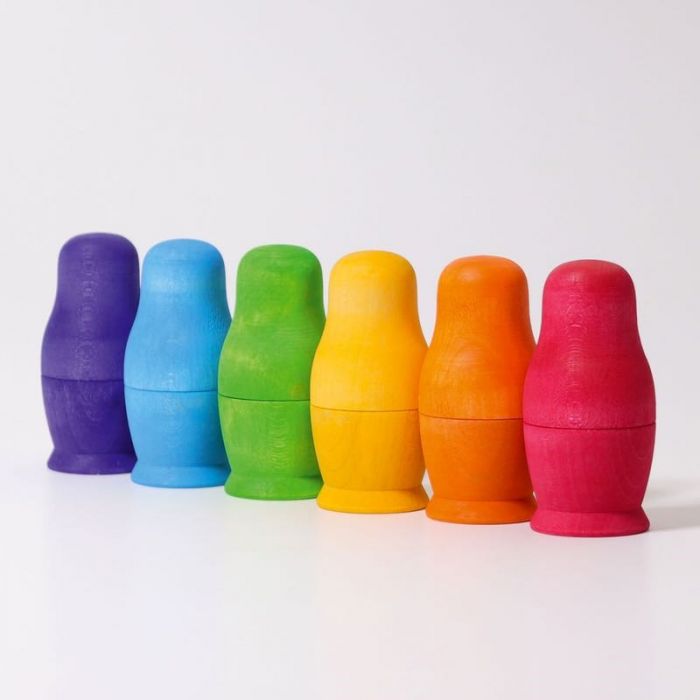 Grimms rainbow matryoshka sales