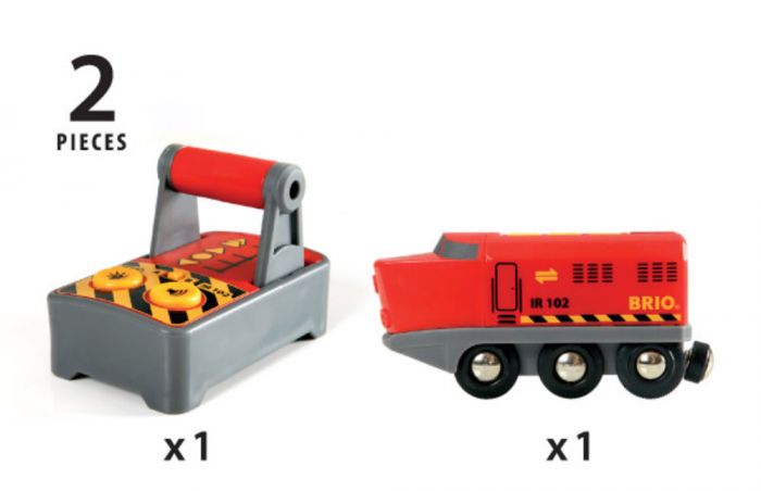 Remote control wooden train top