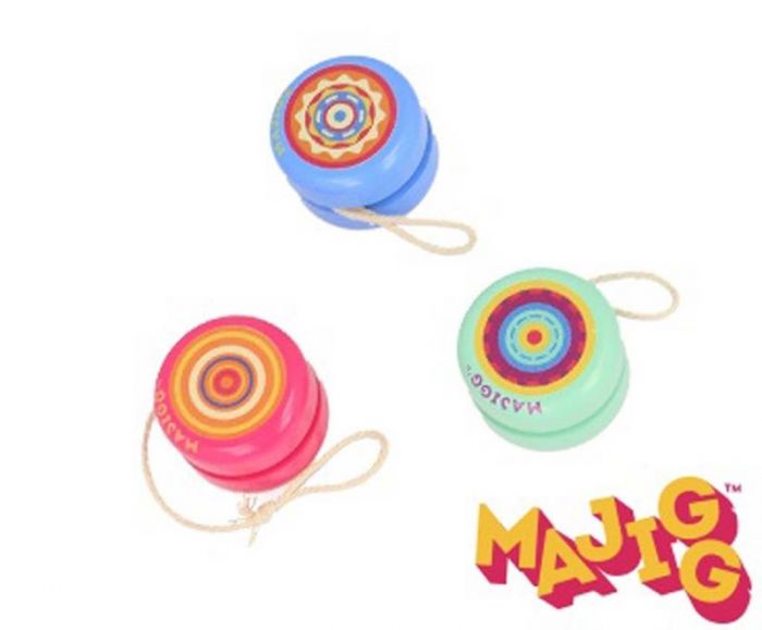 Pink yoyo toy top