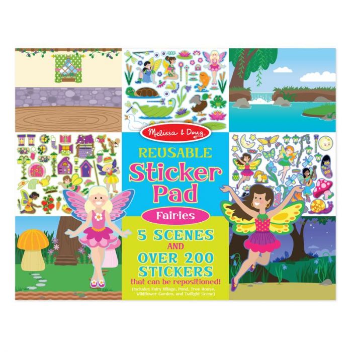 Melissa and doug reusable stickers sales