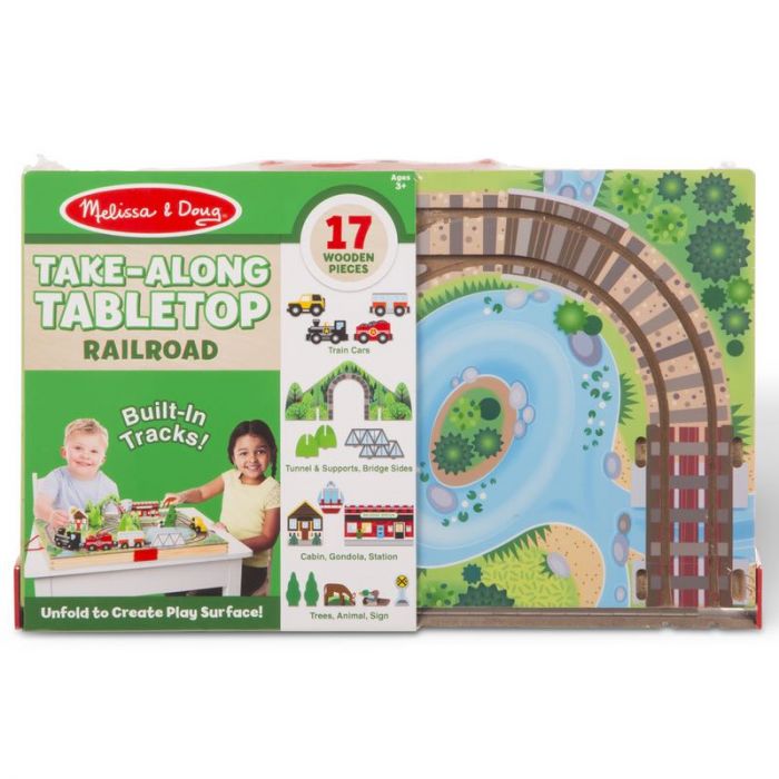 Melissa and doug take along railroad store
