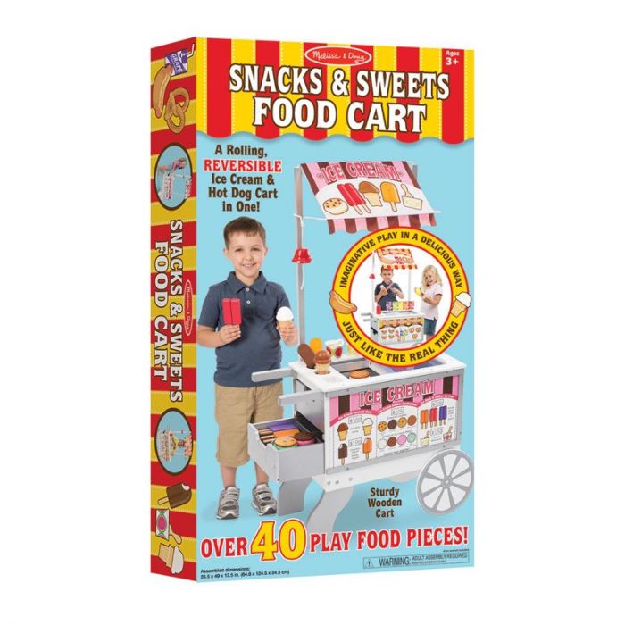 Melissa and doug hot dog cart discount
