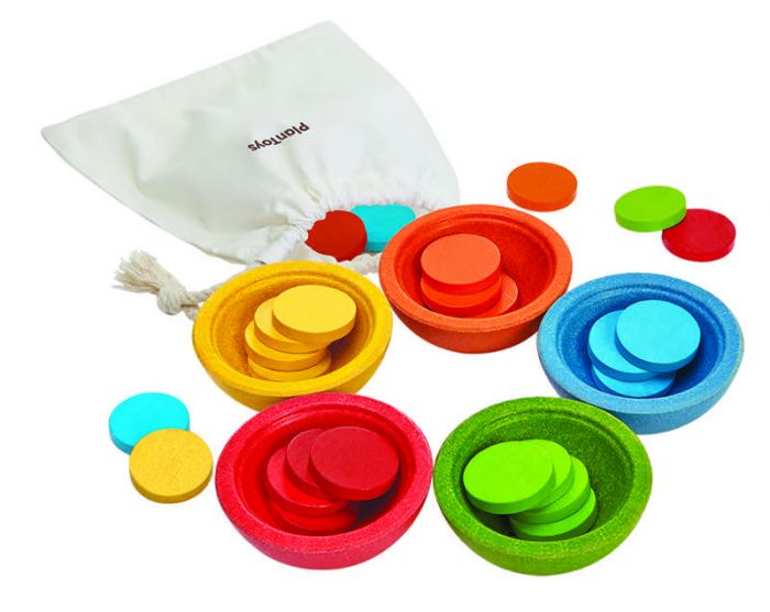 Plan toys sort hot sale and count cups