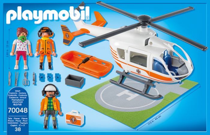 Rescue Helicopter Playmobil City Helicopter City Action Tactical