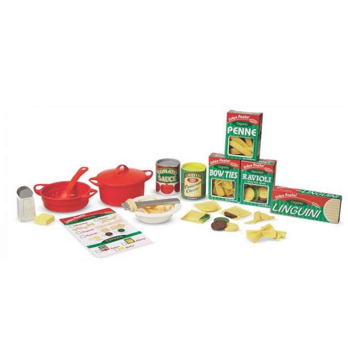 Melissa Doug Prepare Serve Pasta Set Knock On Wood Toys