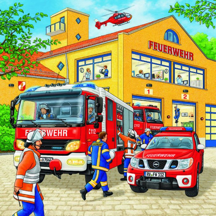 Fire Brigade Run Puzzle 3x49pc
