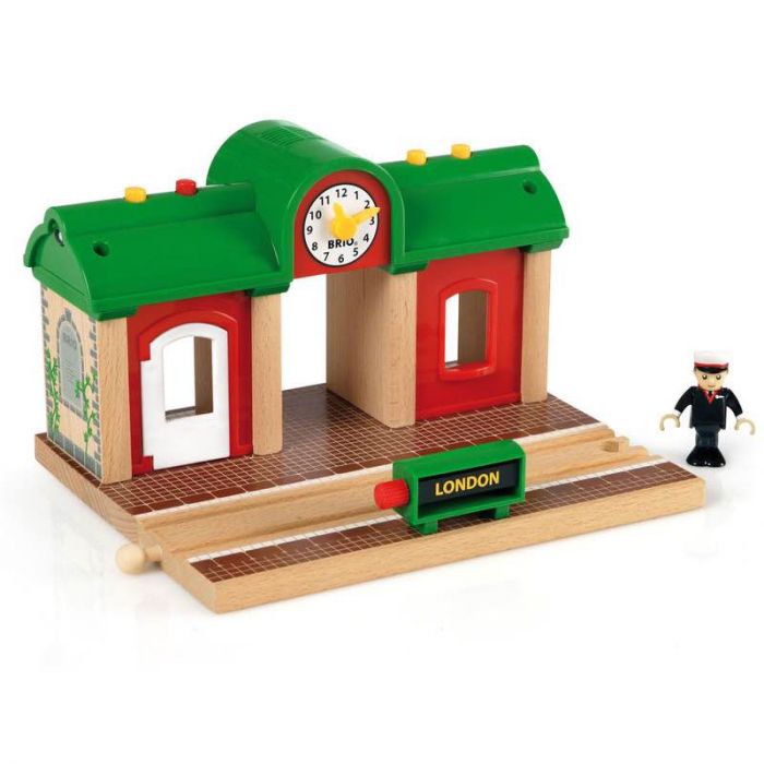 Brio record and play train station discount