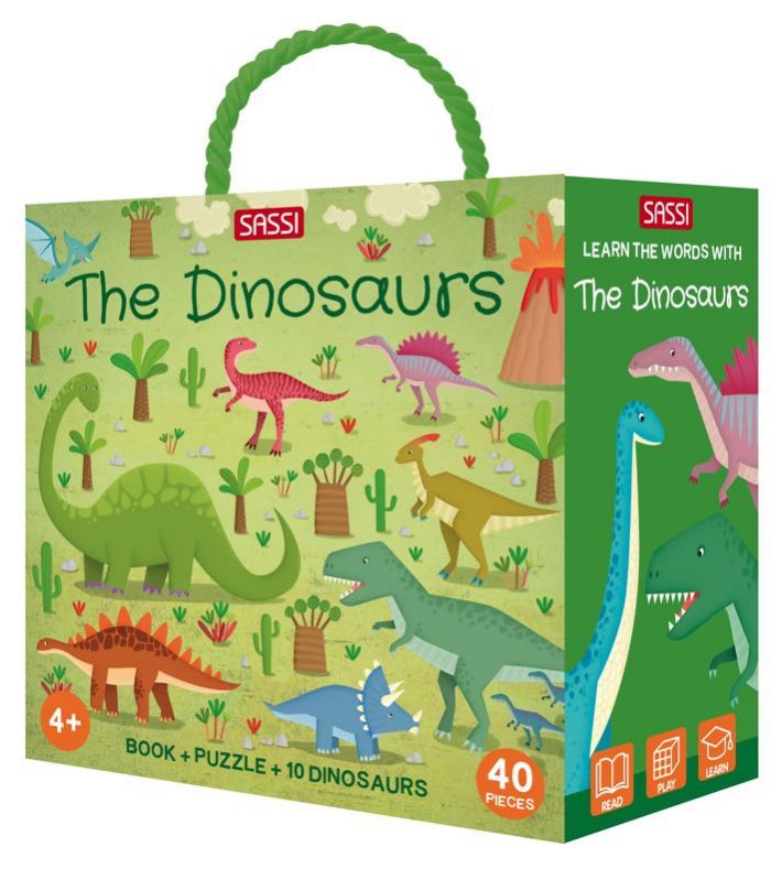 The World of Dinosaurs 3D Puzzle and Book Set The World of Dinosaurs 3D Puzzle and Book Set