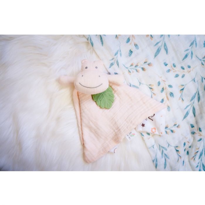 Tikiri Organic Hippo Comforter 98306 Knock On Wood Toys