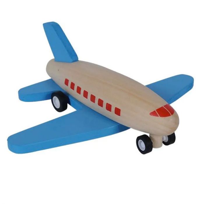 Blue toy airplane clearance