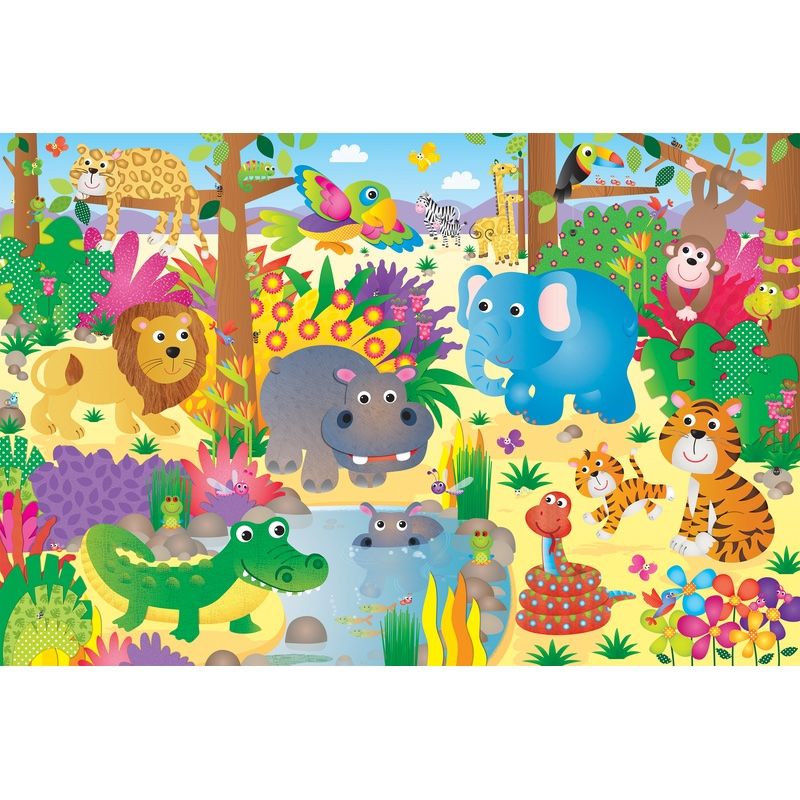 Galt Jungle Giant Floor Puzzle 30pcs Knock On Wood Toys