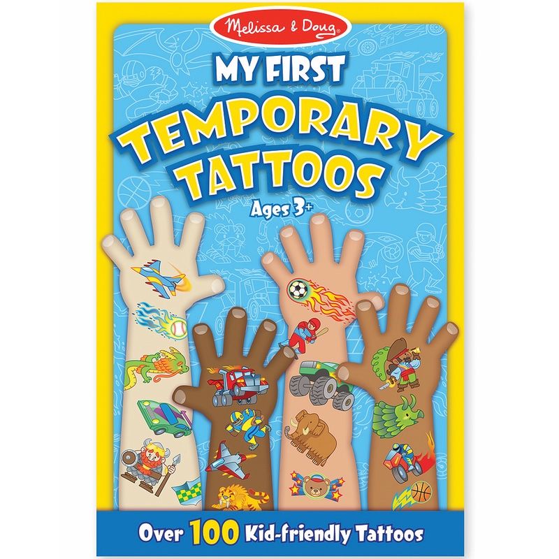 Melissa & Doug My First Temporary Tattoos 100+ KidFriendly Tattoos