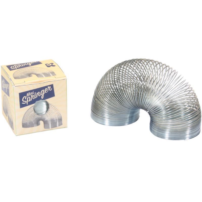 Keycraft Mini Metal Spring Slinky Knock On Wood Toys