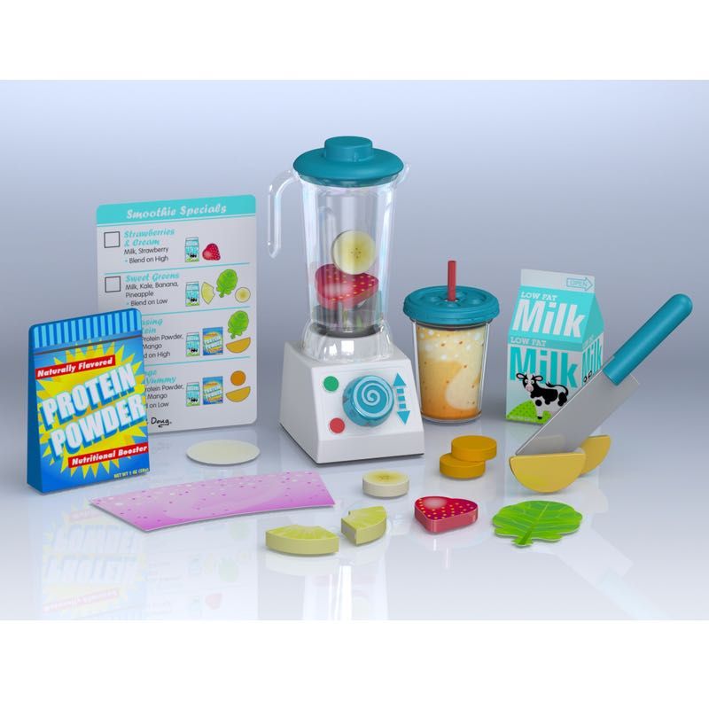Melissa & Doug Smoothie Maker Blender set Pretend Play Play Food