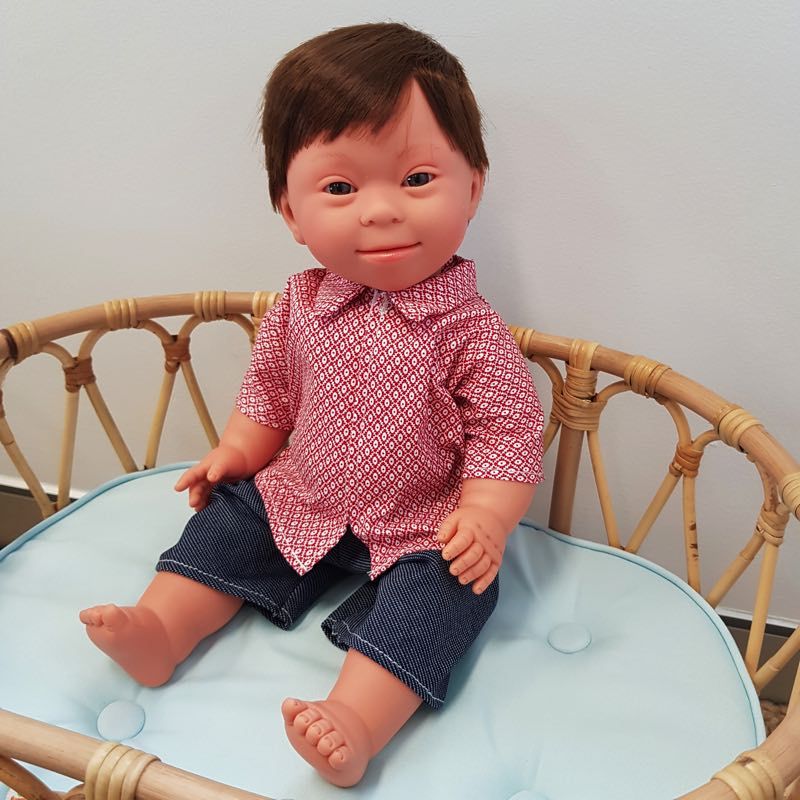 Toyse Dolls with Down Syndrome features Baby Doll Boy 40CM