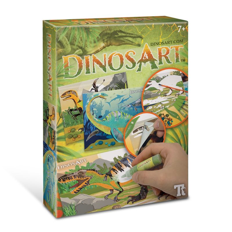 DinosArt - Sand & Foil Art Craft Kit