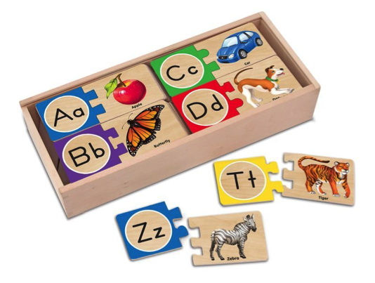 Melissa & Doug Self - Correcting Alphabet Letter Puzzles Online – Knockonwoodtoys